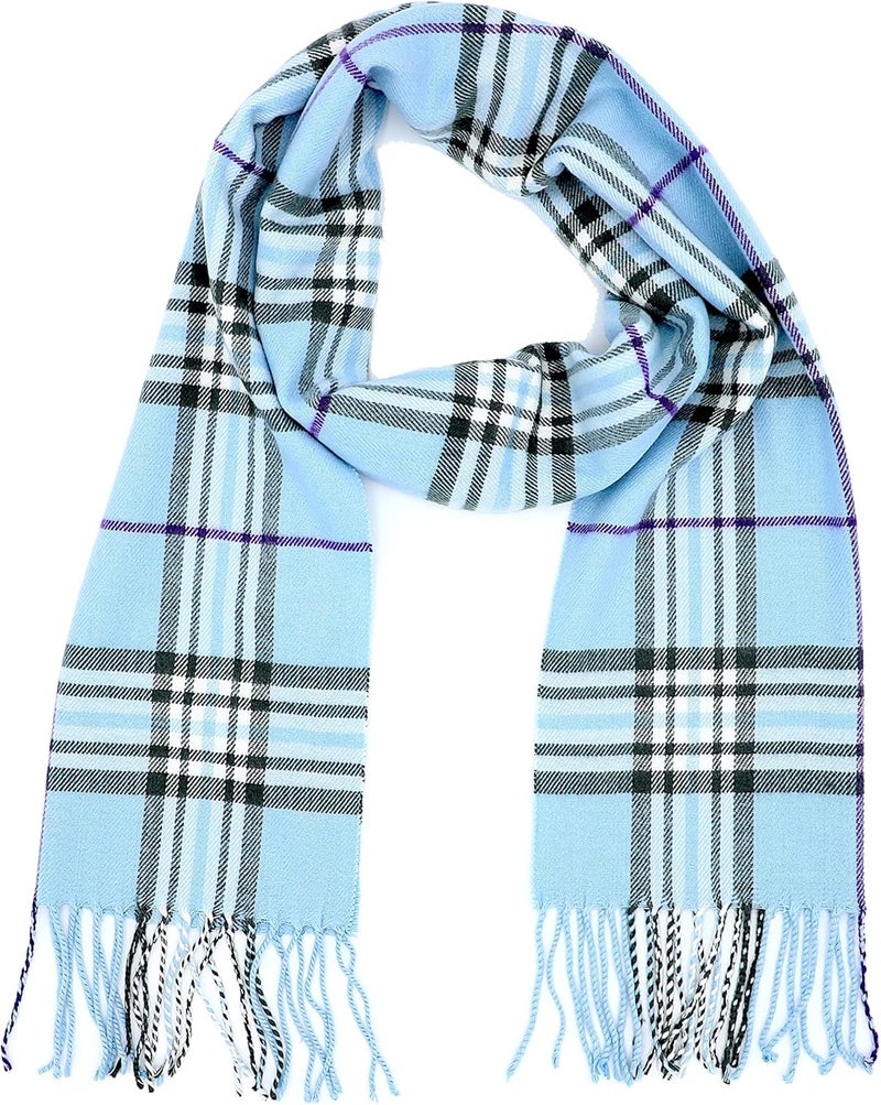 Achillea Cashmere Feel Tartan Plaid Scarf - Classic Winter Scarf for Men & Women, Scottish Heritage Holiday Gift - Image 1